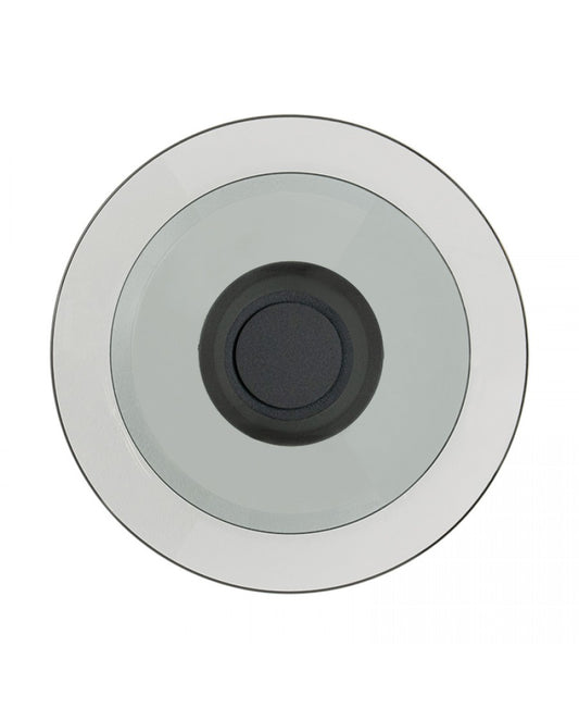 Aplică perete LED Negru Sablat - Sticlă Fumurie – Zambelis 25144