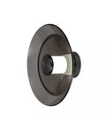 Aplică perete LED Negru Sablat - Sticlă Fumurie – Zambelis 25144
