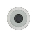 Aplică perete LED Negru Sablat - Sticlă Fumurie – Zambelis 25144