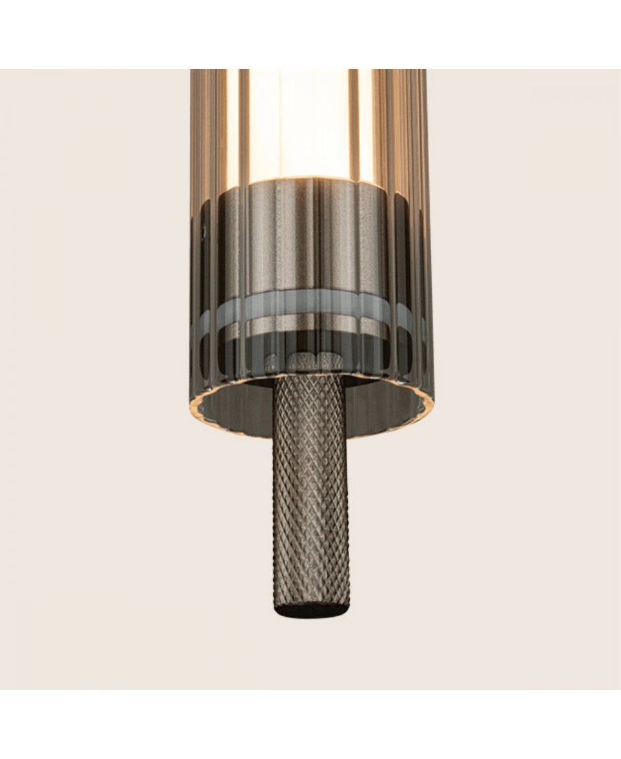 Pendul LED Cafeniu Periat – Zambelis 25169