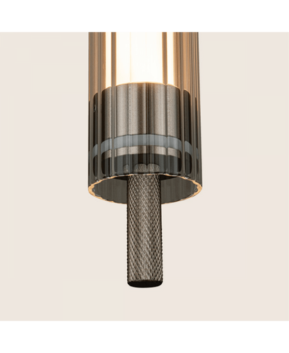 Pendul LED Cafeniu Periat – Zambelis 25169
