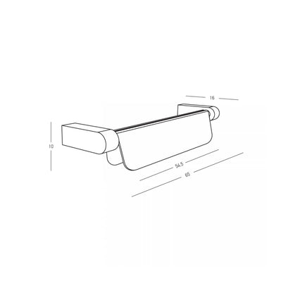 Aplică perete LED Auriu – Zambelis 25192