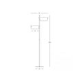 Lampadar LED Auriu – Zambelis 25194