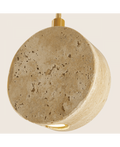 Pendul LED Piatră Naturală - Auriu – Zambelis 25336