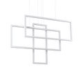 Suspensie FRAME – dreptunghi geometric, LED integrat - 253589