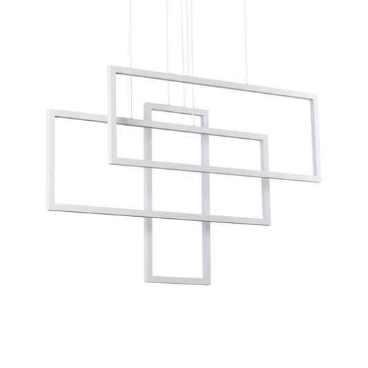 Suspensie FRAME – dreptunghi geometric, LED integrat - 253589