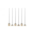 Lustră LED Negru Sablat - Șampanie – Zambelis 2536