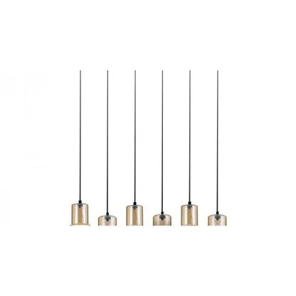 Lustră LED Negru Sablat - Șampanie – Zambelis 2536