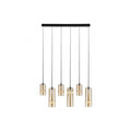 Lustră LED Negru Sablat - Șampanie – Zambelis 2536