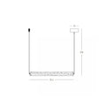 Lustră LED Negru Sablat – Zambelis 2538