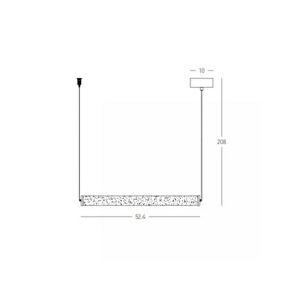 Lustră LED Negru Sablat – Zambelis 2538