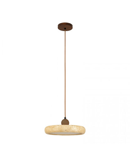 Pendul LED Piatră Naturală - Maro – Zambelis 25419