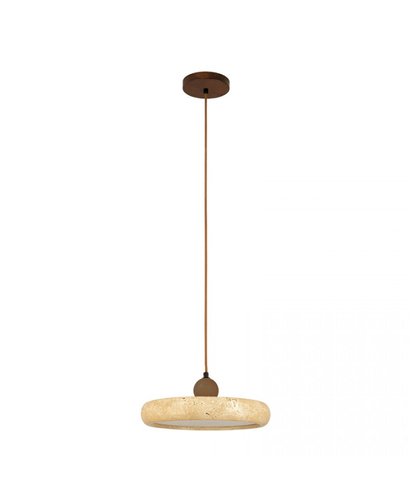 Pendul LED Piatră Naturală - Maro – Zambelis 25419