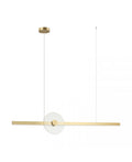 Lustră LED Sticlă Transparentă - Auriu – Zambelis 25426