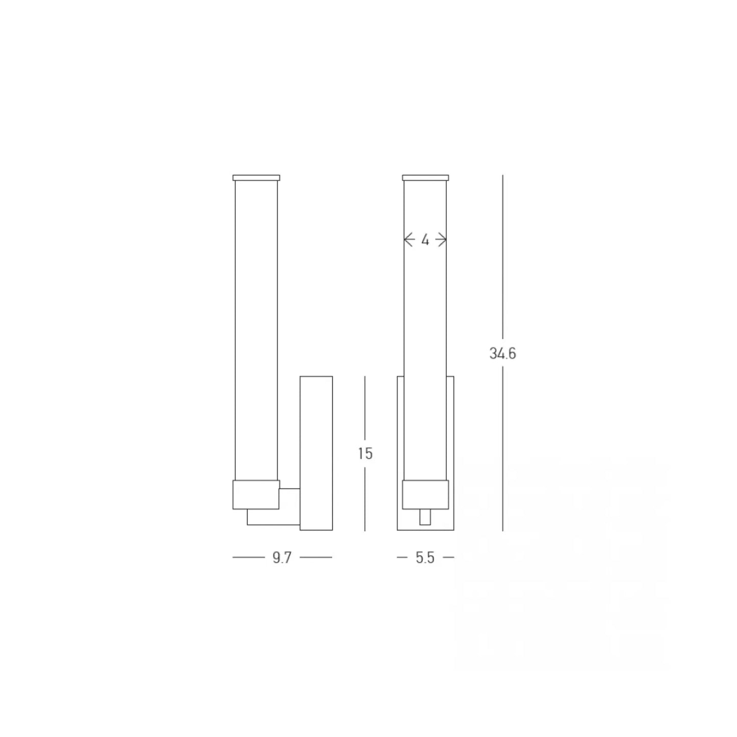 Aplică perete LED Auriu – Zambelis 25445
