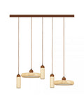 Lustră LED Piatră Naturală - Maro – Zambelis 25451
