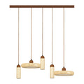 Lustră LED Piatră Naturală - Maro – Zambelis 25451