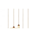 Lustră LED Piatră Naturală - Maro – Zambelis 25451