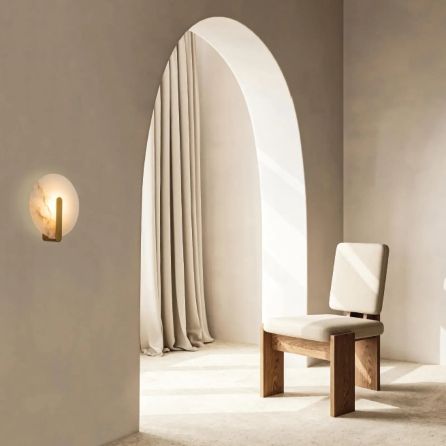 Aplică perete LED Alamă – Zambelis 2552