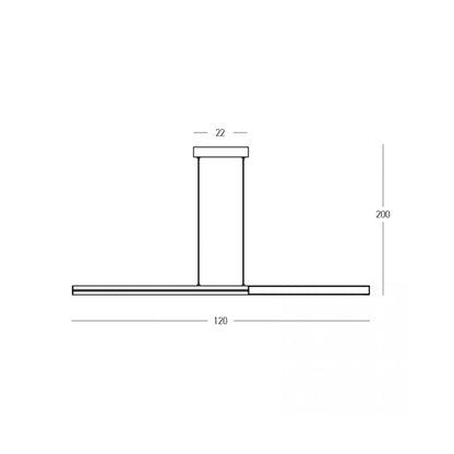 Lustră LED Negru Sablat - Alamă – Zambelis 2559