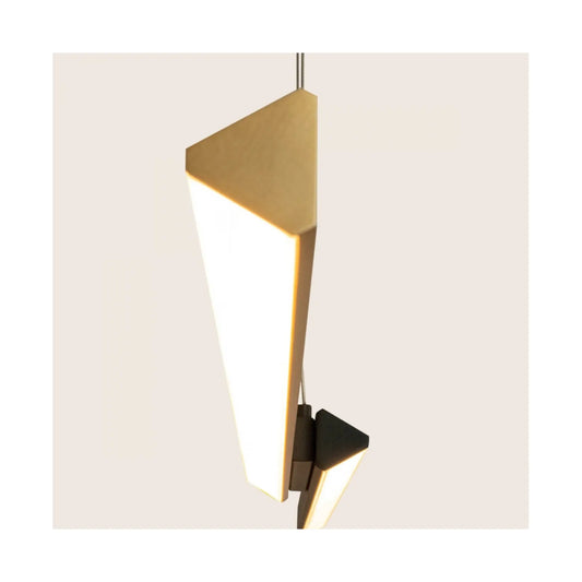 Lustră LED Negru Sablat - Alamă – Zambelis 2559