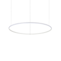 Suspensie HULAHOOP – cercuri albe, LED integrat - 258768