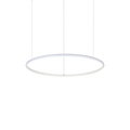 Suspensie HULAHOOP – cercuri albe, LED integrat - 258775