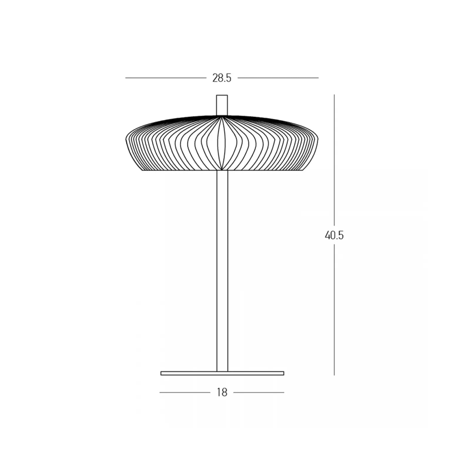 Lampă masă Negru Sablat – Zambelis 2593