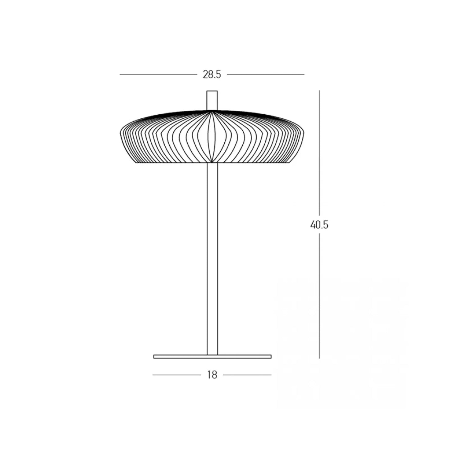 Lampă masă Negru Sablat - Gri – Zambelis 2594