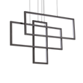 Suspensie FRAME – dreptunghi geometric, LED integrat - 269382