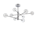 Suspensie EQUINOXE – sticlă transparentă, 128 cm - 275178