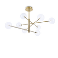 Suspensie EQUINOXE – sticlă transparentă, 128 cm - 275215
