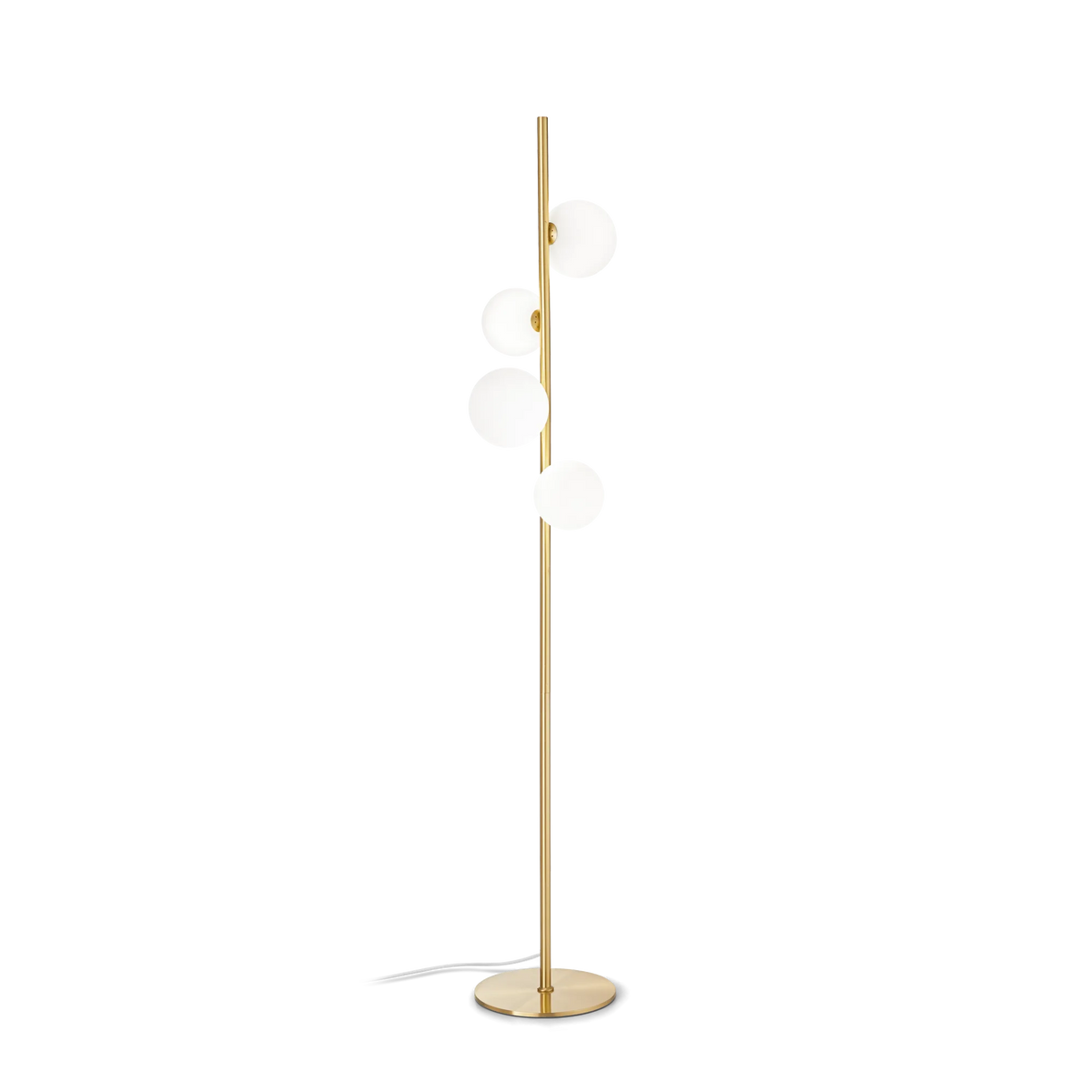 Lampadar PERLAGE – auriu, bile din sticlă - 277967
