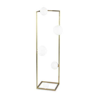 Lampadar ANGOLO – accente art deco, finisaj auriu - 284354