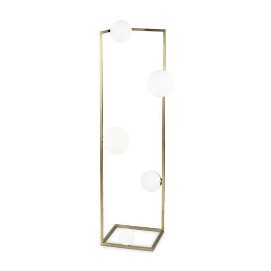 Lampadar ANGOLO – accente art deco, finisaj auriu - 284354
