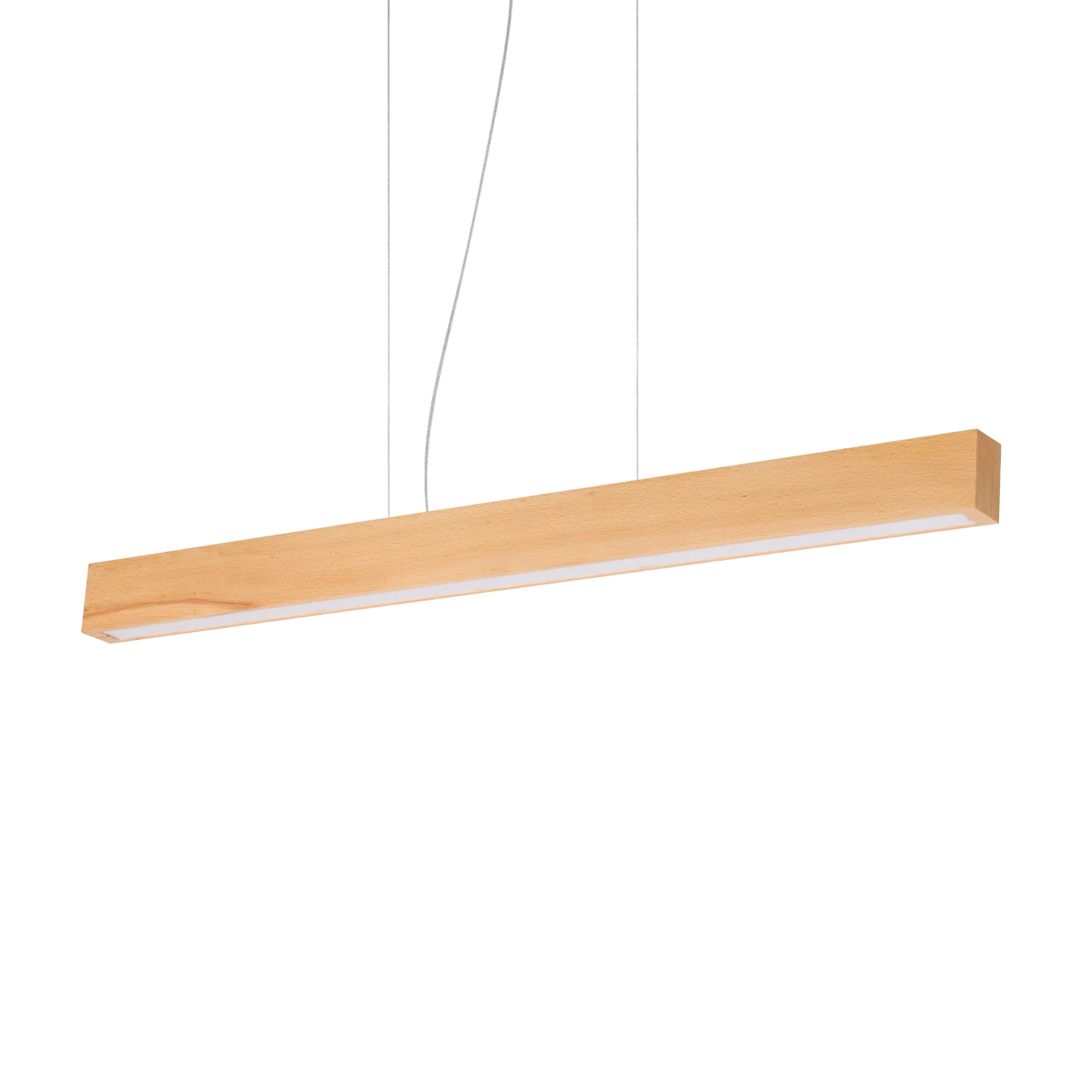 Suspensie CRAFT – lemn liniar, LED integrat - 284460