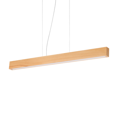 Suspensie CRAFT – lemn liniar, LED integrat - 284460