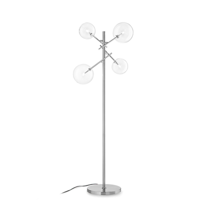 Lampadar EQUINOXE – art deco auriu, bile din sticlă - 290959