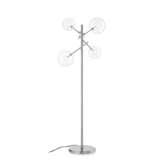 Lampadar EQUINOXE – art deco auriu, bile din sticlă - 290959