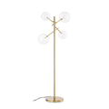 Lampadar EQUINOXE – art deco auriu, bile din sticlă - 290966