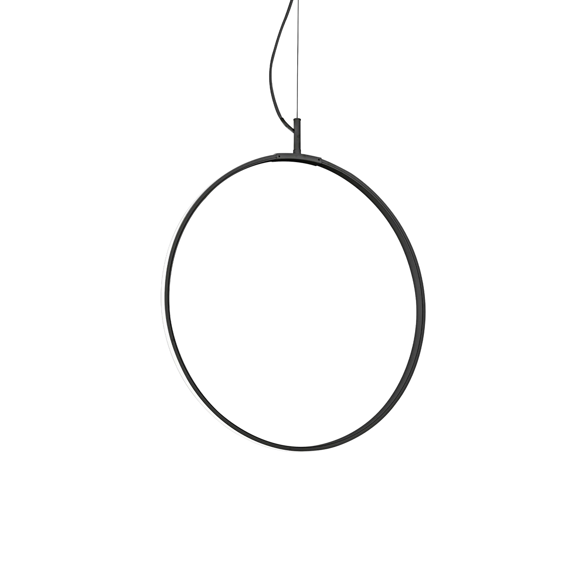Suspensie CIRCUS – inel negru, LED integrat - 291345