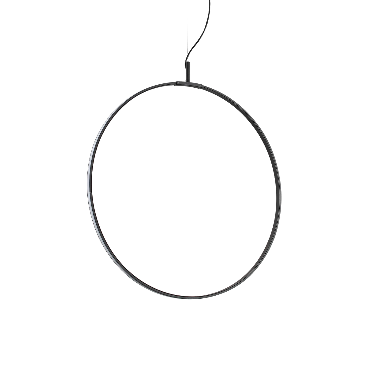 Suspensie CIRCUS – inel negru, LED integrat - 291376