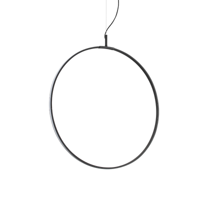 Suspensie CIRCUS – inel negru, LED integrat - 291376