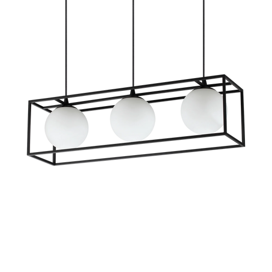 Suspensie LINGOTTO – colivie aurie cu bile din sticlă - 304144