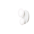Plafonieră NINFEA – rotundă, cu pietricele din sticlă albă - 306957