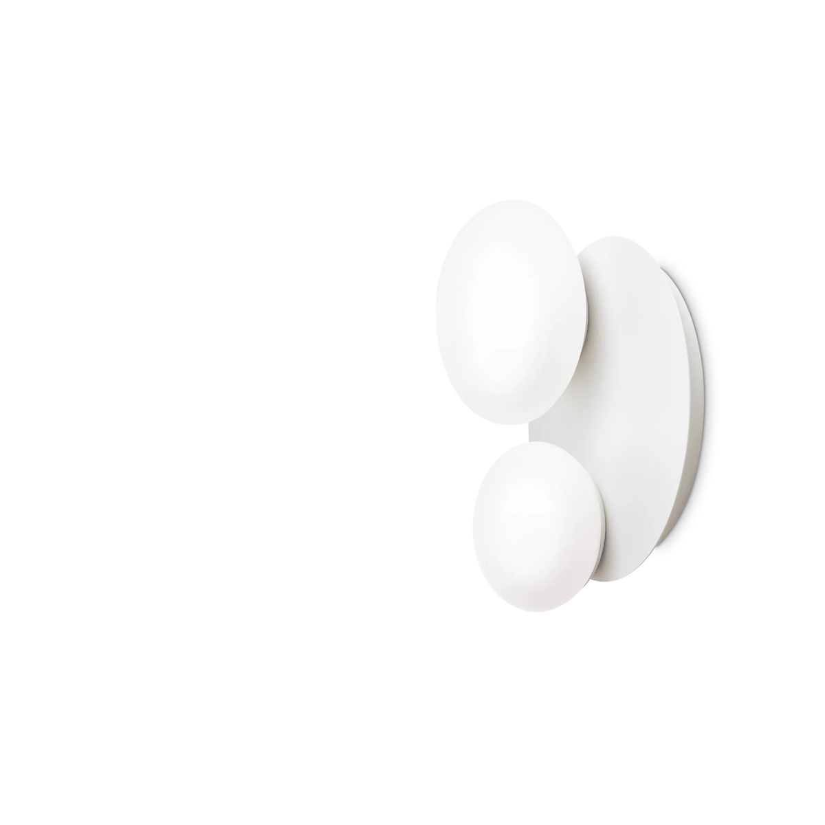 Plafonieră NINFEA – rotundă, cu pietricele din sticlă albă - 306957