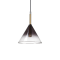 Suspensie EMPIRE – sticlă fumurie degrade, stil vintage - 309798