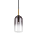 Suspensie EMPIRE – sticlă fumurie degrade, stil vintage - 309804