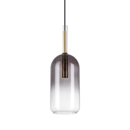 Suspensie EMPIRE – sticlă fumurie degrade, stil vintage - 309804