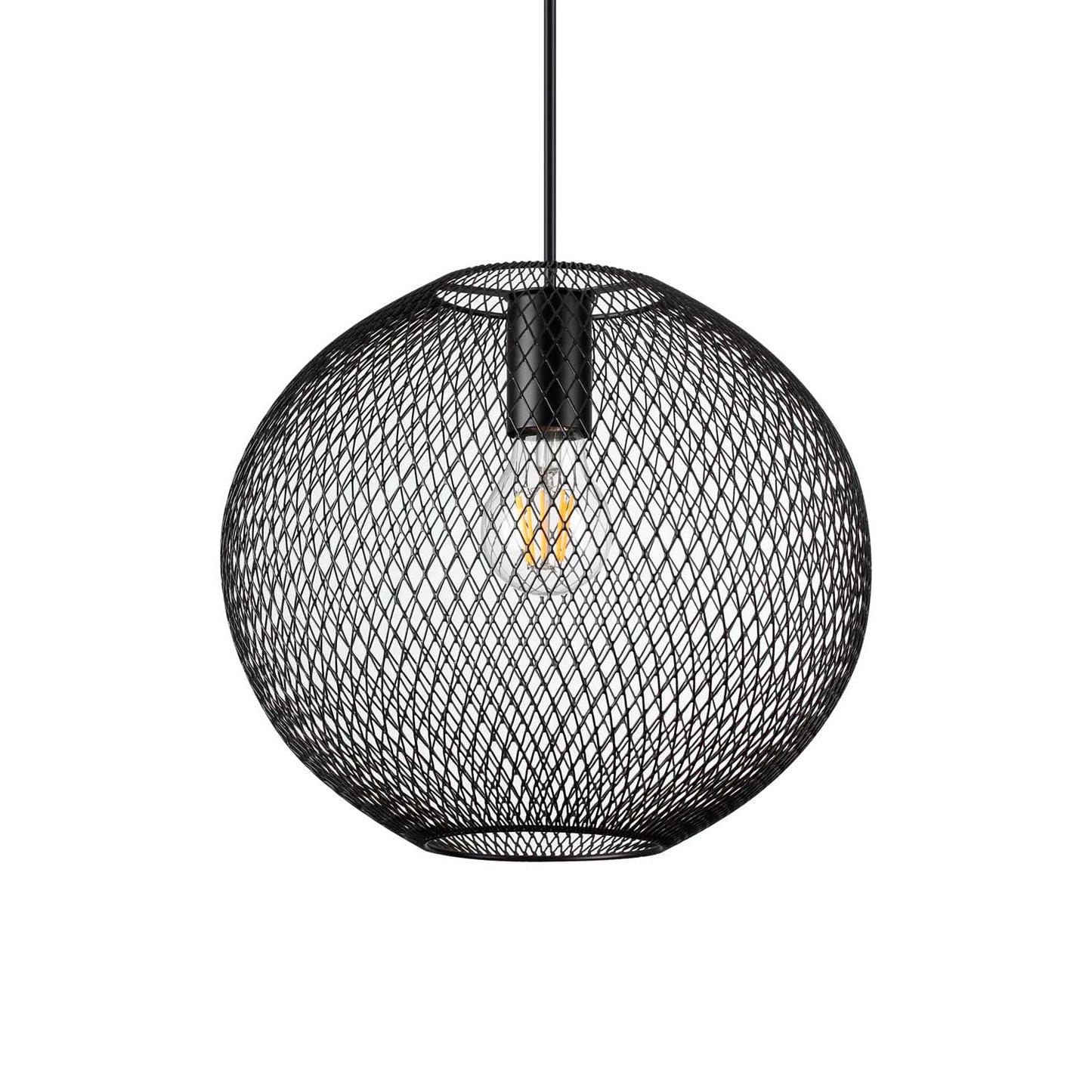 Suspensie NET – colivie metalică, stil industrial